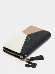 Черный женский кошелек Forever Young на молнии из экокожи