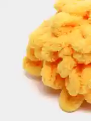Желтый пряжа Alize puffy петельки