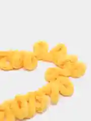 Желтый пряжа Alize puffy петельки