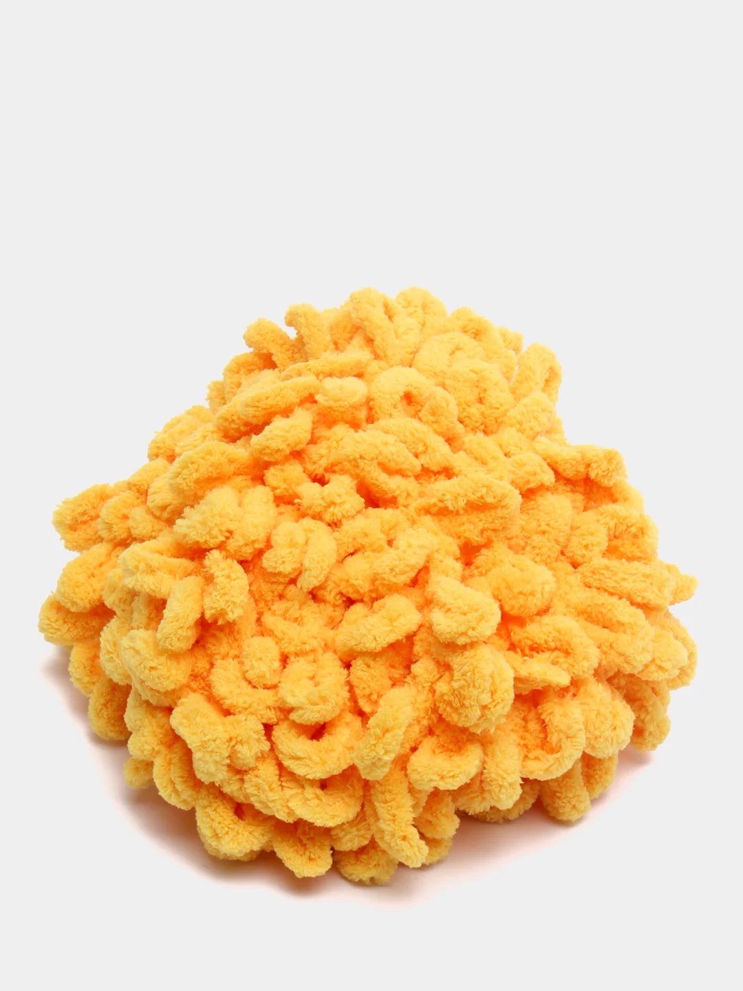 Желтый пряжа Alize puffy петельки