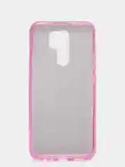 Сиреневый чехол для Xiaomi Redmi 9 Многослойный с блёстками