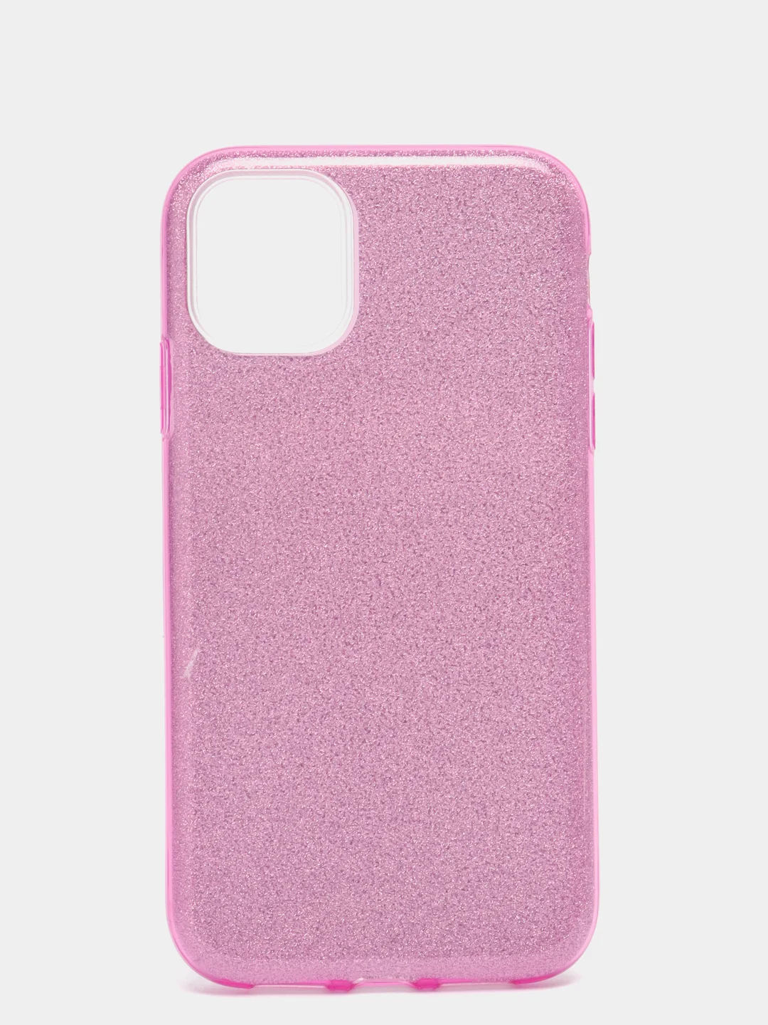 Сиреневый чехол для iPhone 11, многослойный, с блёстками