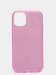 Сиреневый чехол для iPhone 11, многослойный, с блёстками