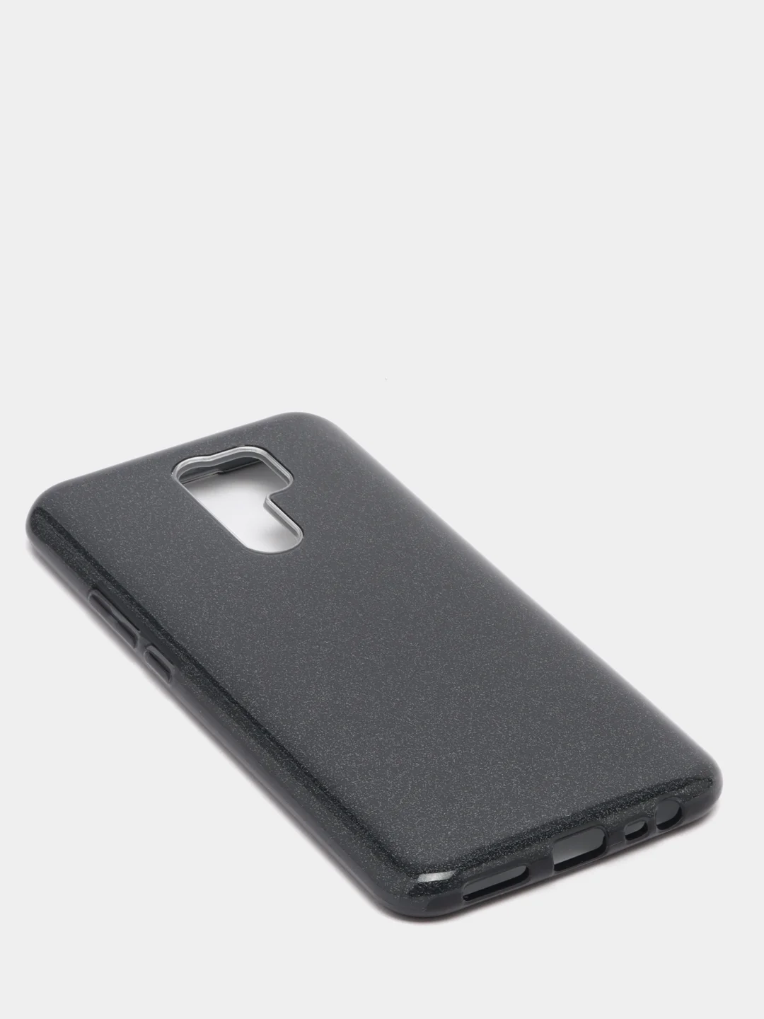 Темно-синий чехол для Xiaomi Redmi 9 Многослойный с блёстками
