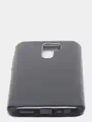 Темно-синий чехол для Xiaomi Redmi 9 Многослойный с блёстками