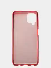 Красный чехол для Samsung A12, многослойный, с блёстками