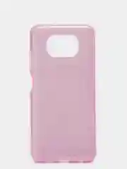 Сиреневый чехол для Xiaomi Poco X3, многослойный, с блёстками