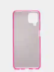 Сиреневый чехол для Samsung A12, многослойный, с блёстками