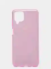 Сиреневый чехол для Samsung A12, многослойный, с блёстками