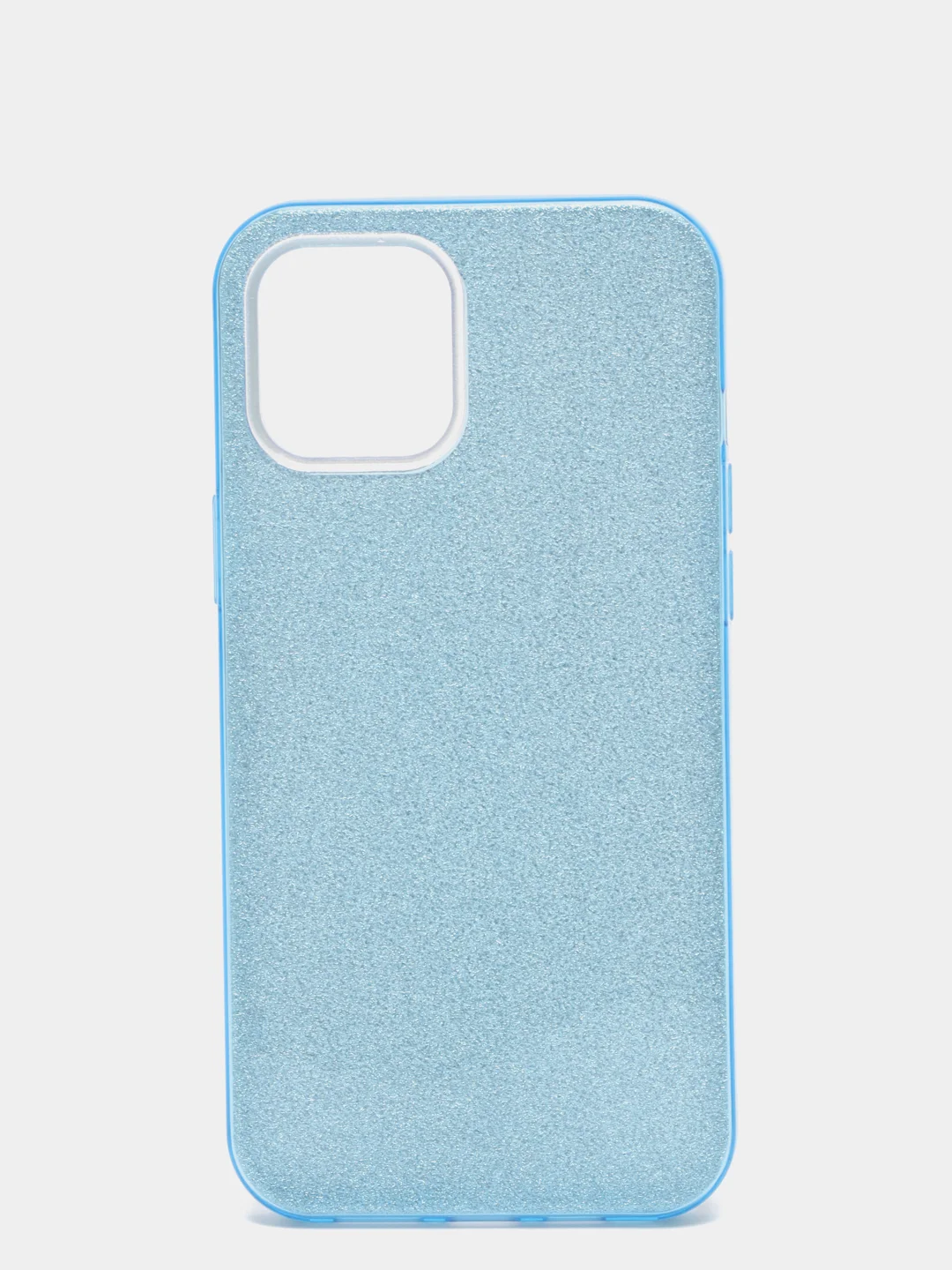 Голубой чехол для iPhone 12 Pro Max, многослойный, с блёстками