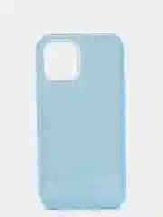 Голубой чехол для iPhone 12 Pro Max, многослойный, с блёстками