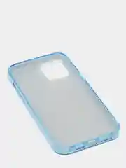Голубой чехол для iPhone 12 Pro Max, многослойный, с блёстками