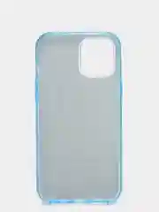 Голубой чехол для iPhone 12 Pro Max, многослойный, с блёстками