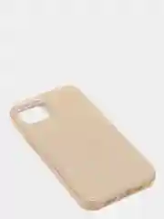 Золотой чехол для iPhone 13, многослойный, с блёстками