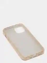 Золотой чехол для iPhone 13, многослойный, с блёстками