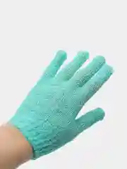 Бирюзовый мочалка-перчатка массажная 14x18 см