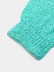 Бирюзовый мочалка-перчатка массажная 14x18 см