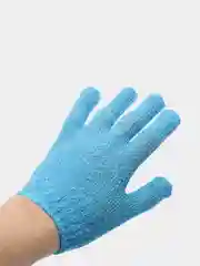 Бордовый мочалка-перчатка массажная 14x18 см