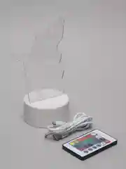 Кораллово-розовый акриловый ночник