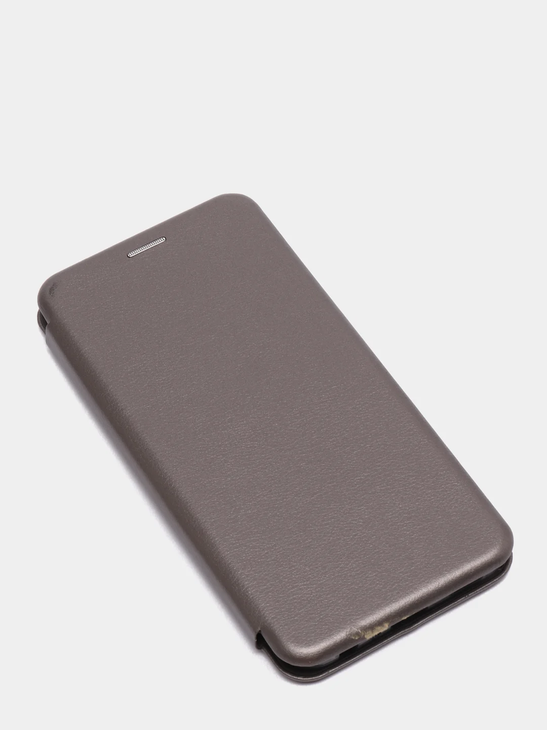 Серебряный чехол-книжка для Samsung Galaxy A03 Core