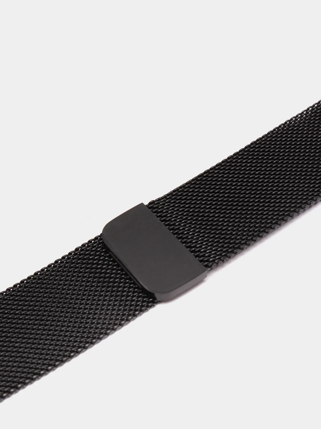 Черный ремешок для Apple Watch "Миланская петля", металлический
