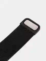 Черный ремешок для Apple Watch "Миланская петля", металлический