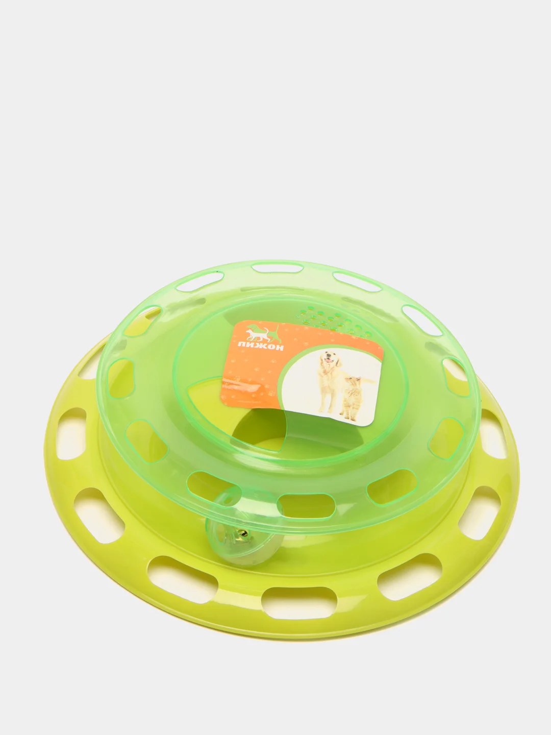 Игровой комплекс для кошек Best Pet "Пижон", с отсеками для лакомств, зелёный