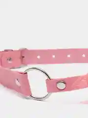 Розовый кляп в рот с шариком для БДСМ