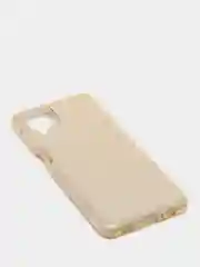 Золотой чехол для Samsung A12, многослойный, с блёстками