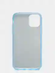 Голубой чехол для iPhone 11, многослойный, с блёстками