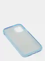 Голубой чехол для iPhone 11, многослойный, с блёстками