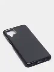 Темно-синий чехол для Samsung A12, многослойный, с блёстками