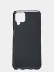 Темно-синий чехол для Samsung A12, многослойный, с блёстками