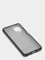 Темно-синий чехол для Samsung A12, многослойный, с блёстками