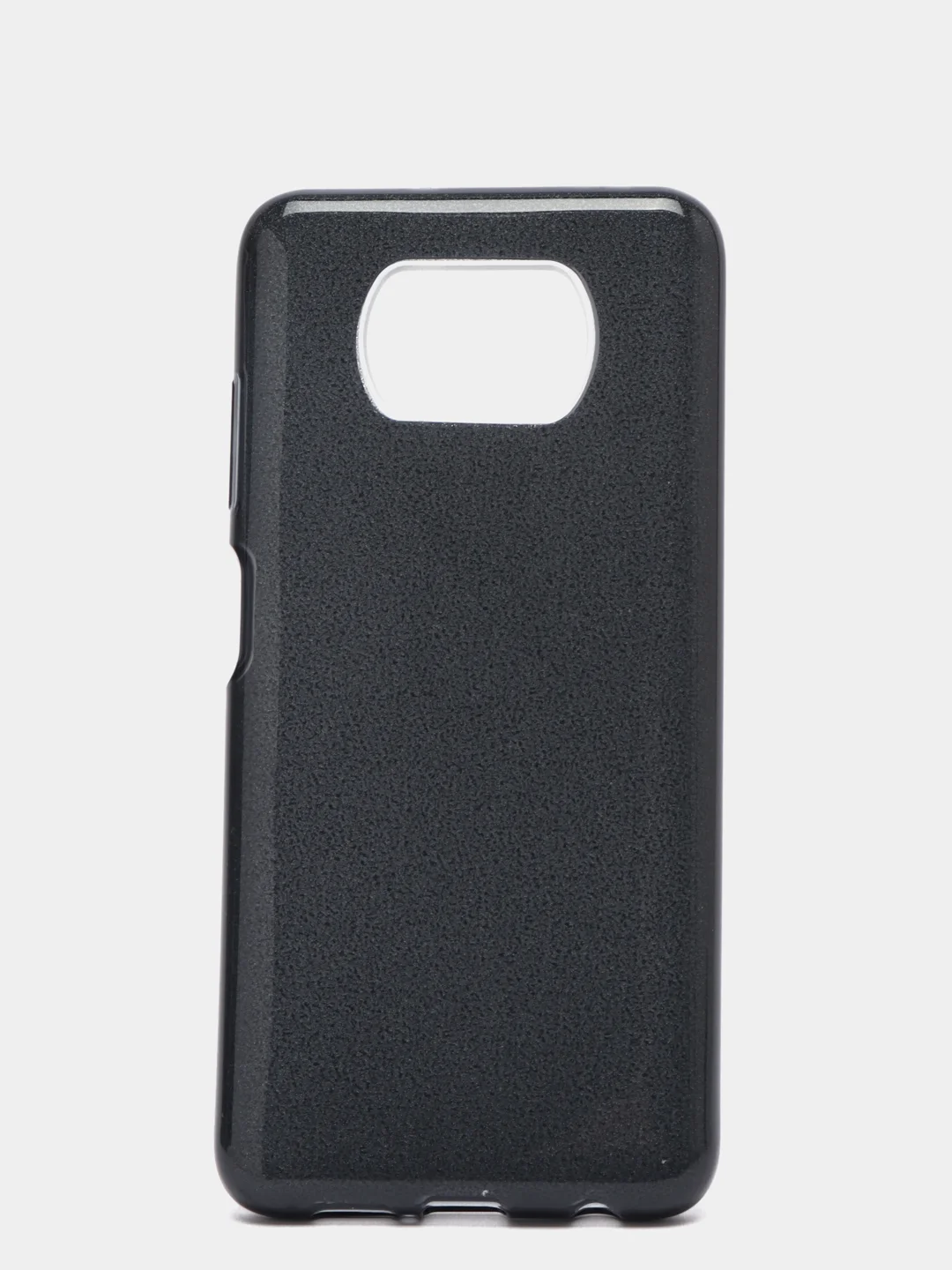 Темно-синий чехол для Xiaomi Poco X3, многослойный, с блёстками