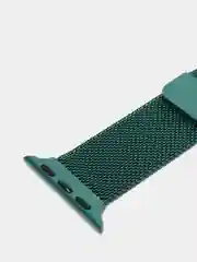 Зеленый ремешок для Apple Watch "Миланская петля", металлический