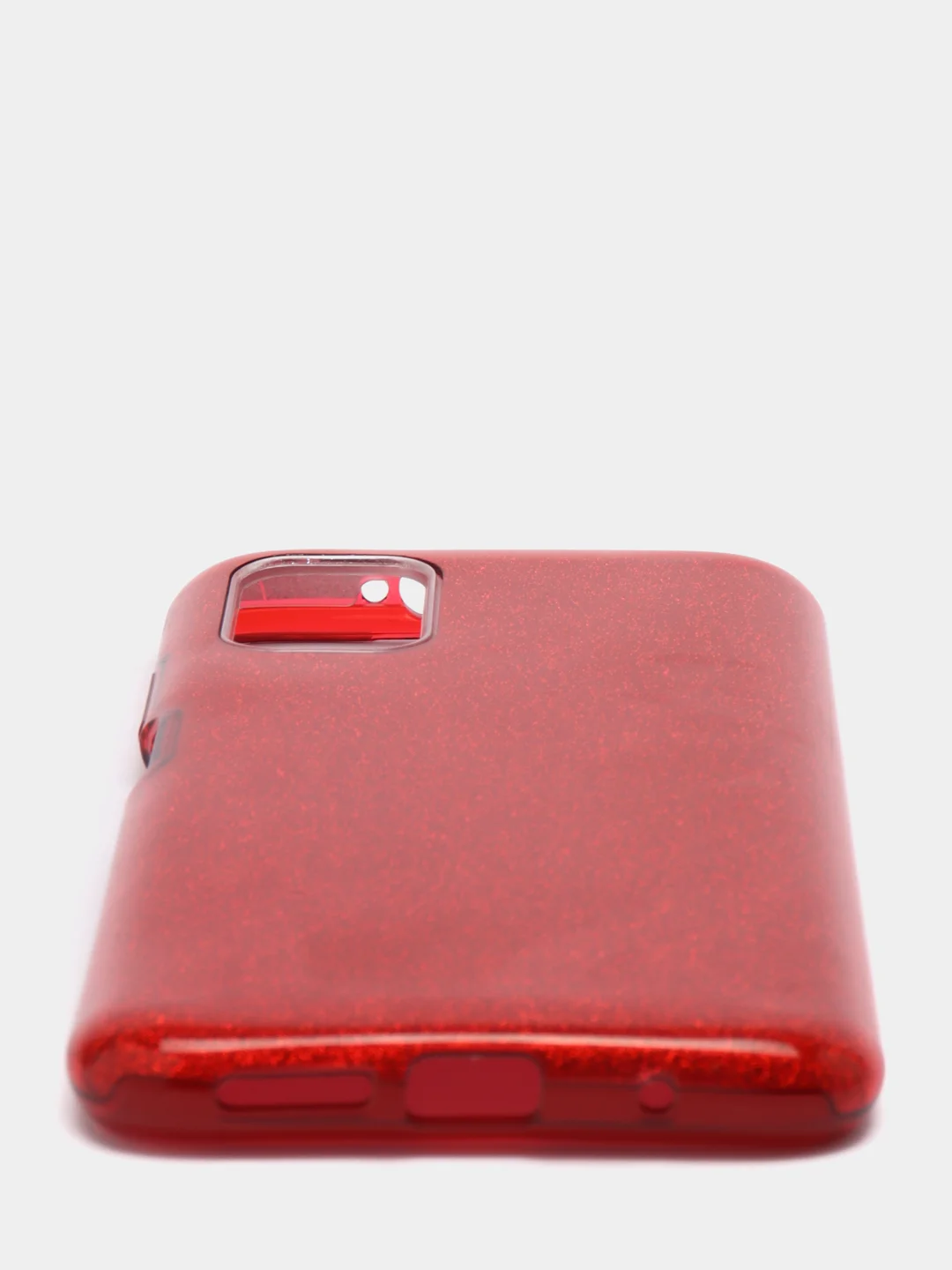 Красный чехол для Xiaomi Poco M3, многослойный, с блёстками
