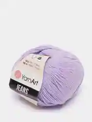 Сиреневый пряжа YarnArt Jeans, 50 г, 160 м
