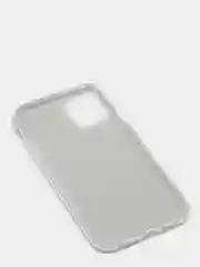 Серебряный чехол для iPhone 11, многослойный, с блёстками