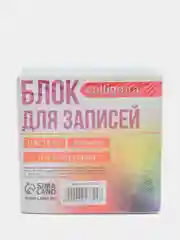 Блок бумаги для записей Calligrata Зебра, на склейке, пастель 80г/м2, белая 65г/м2, 8*8*4