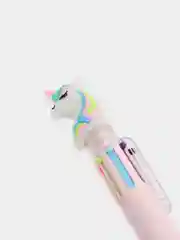 Голубой ручка многоцветная
