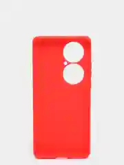 Красный чехол Huawei P50 Pro, Хуавей П50 Про силиконовый, матовый