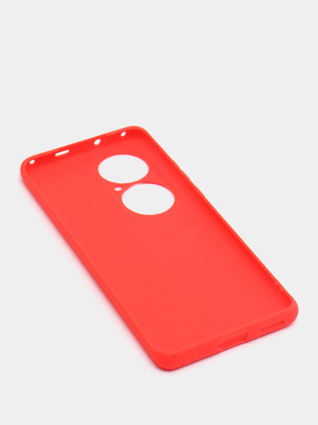 Красный чехол Huawei P50 Pro, Хуавей П50 Про силиконовый, матовый
