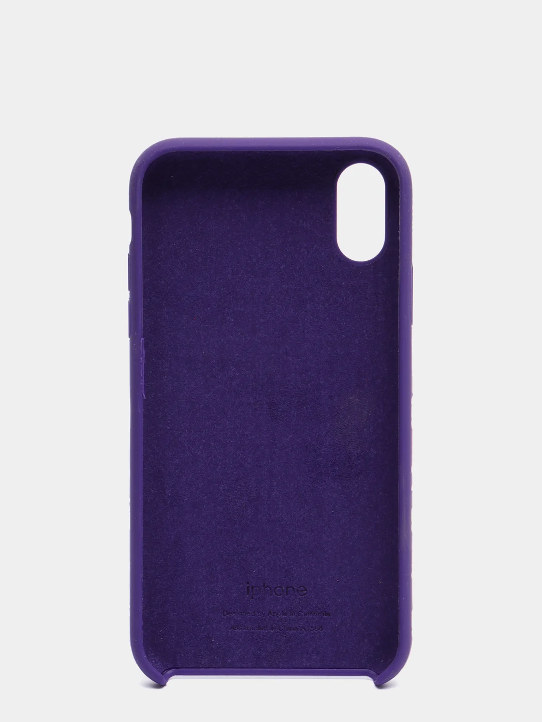 Фиолетовый чехол Silicone Case для IPhone XR