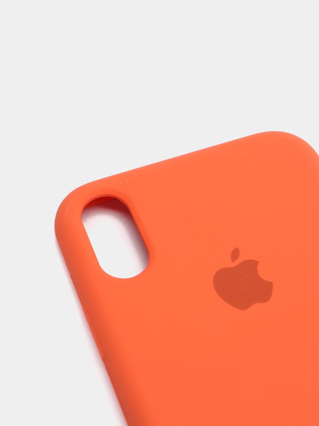 Оранжевый чехол Silicone Case для IPhone XR
