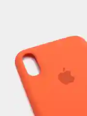 Оранжевый чехол Silicone Case для IPhone XR