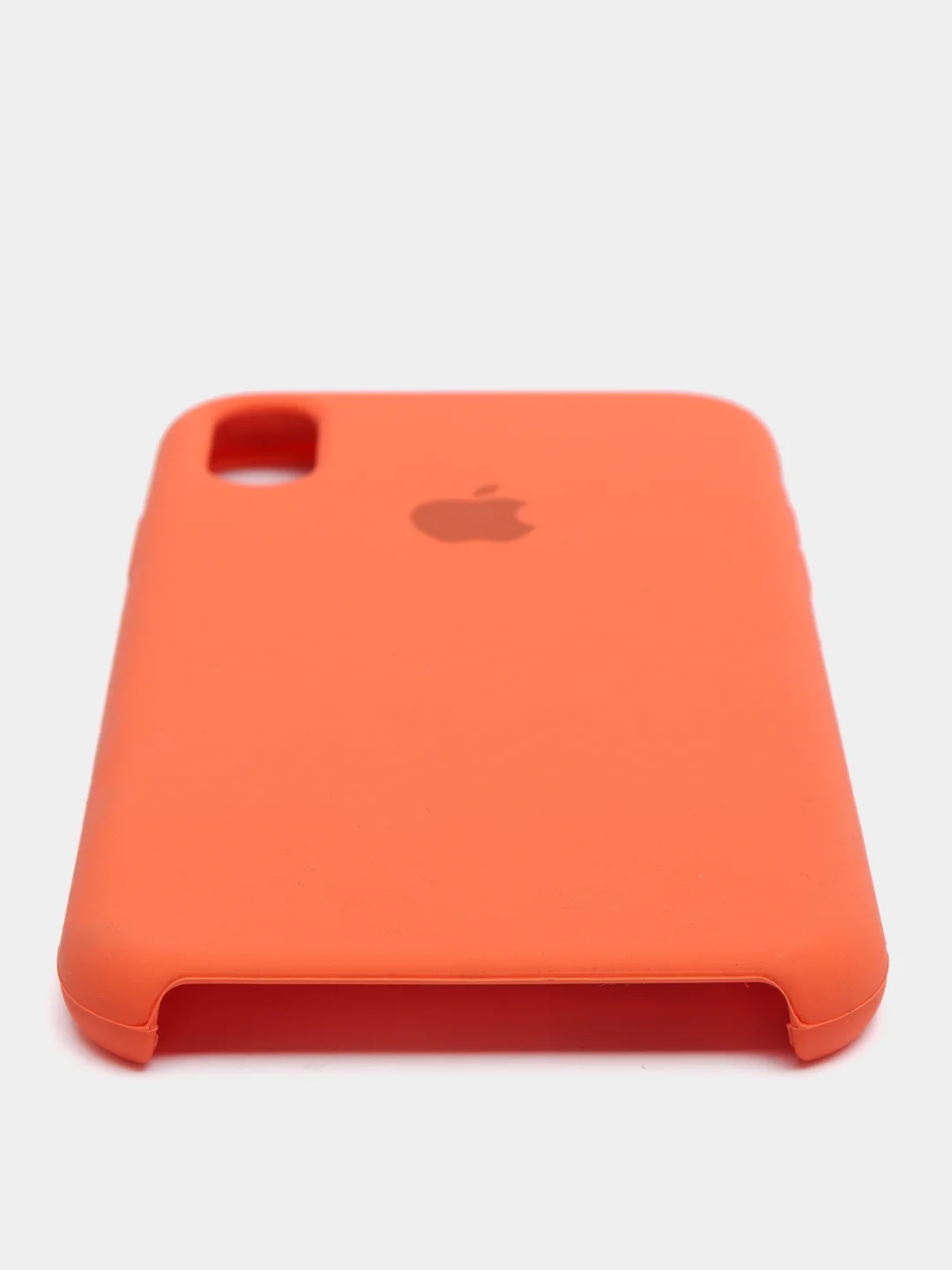 Оранжевый чехол Silicone Case для IPhone XR