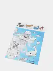 Багровый раскраска гигант, Мега раскраска