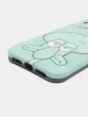 Лайм чехол силиконовый для iPhone XR, 11, 12, 13, по мотивам мультфильма "Спанч Боб", матовый