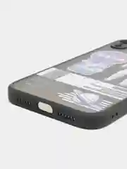 Бежевый меланж чехол на телефон с принтом рисунком "NASA" iPhone 7/8 Plus XS XR 11 12 Pro 13 Pro